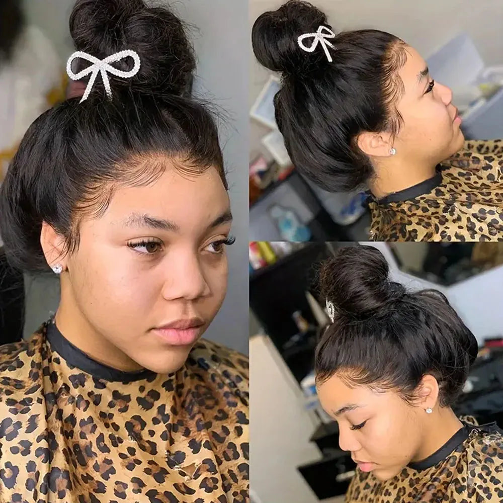 vietnamese Bone Straight 360 13x6 13x4 HD Full Lace Frontal Wig 30 Inch Lace Front Wig 6x6 Lace Closure Glueless Wig Human Hair