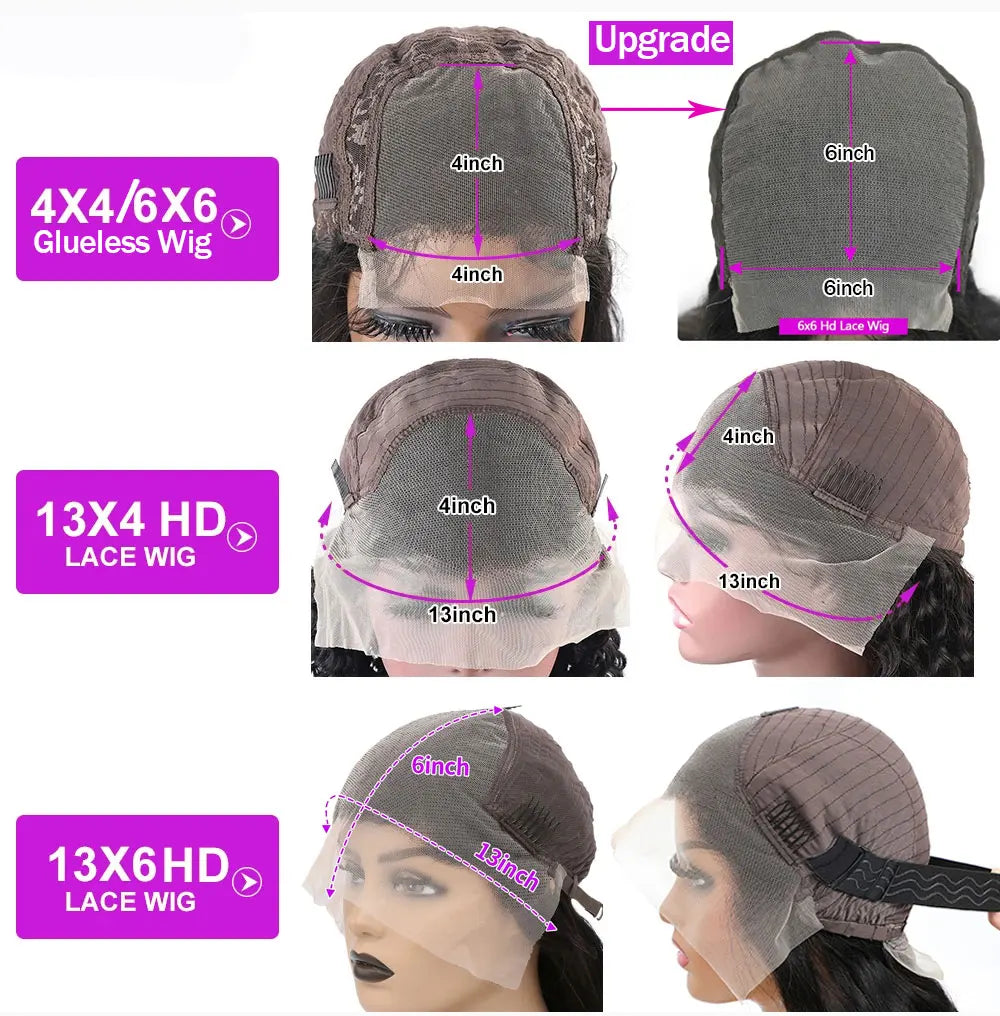 vietnamese Bone Straight 360 13x6 13x4 HD Full Lace Frontal Wig 30 Inch Lace Front Wig 6x6 Lace Closure Glueless Wig Human Hair