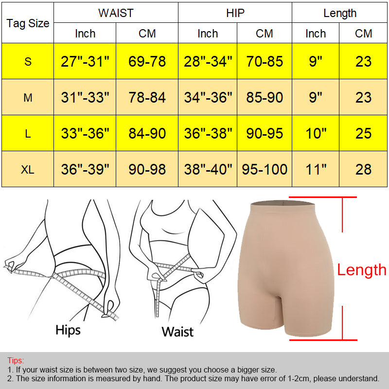 Womens High Waisted Shaper Shorts Smooth Shaping Boyshorts Panties Tummy Control Underwear Slimming Shapewear Short
