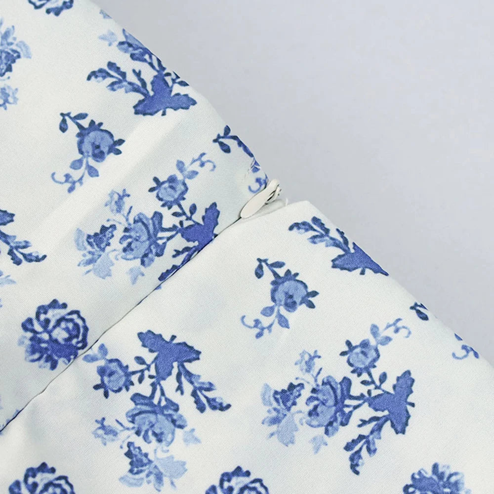 Summer Women Puff Sleeve Floral Printed Dress,Long Dresses,Woman Clothing,Dress Women,Women's Elegant Dresses,Sexy Costume Women