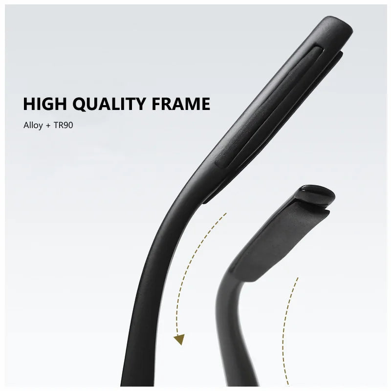 AOWEAR HD Polarized Anti Glare Night Vision Glasses for Driving Nighttime Driver Goggles Yellow Sunglasses for Men / Women Gafas