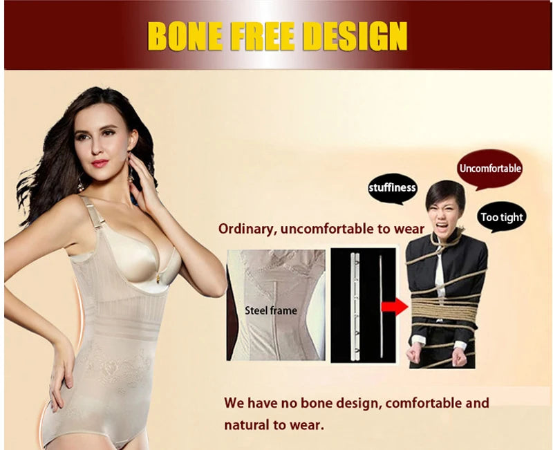 Women Shapewear Waist Trainer Bodysuit Shaping Control Panties Tummy Control Body Shaper Seamless Shapewear Slimming Underwear