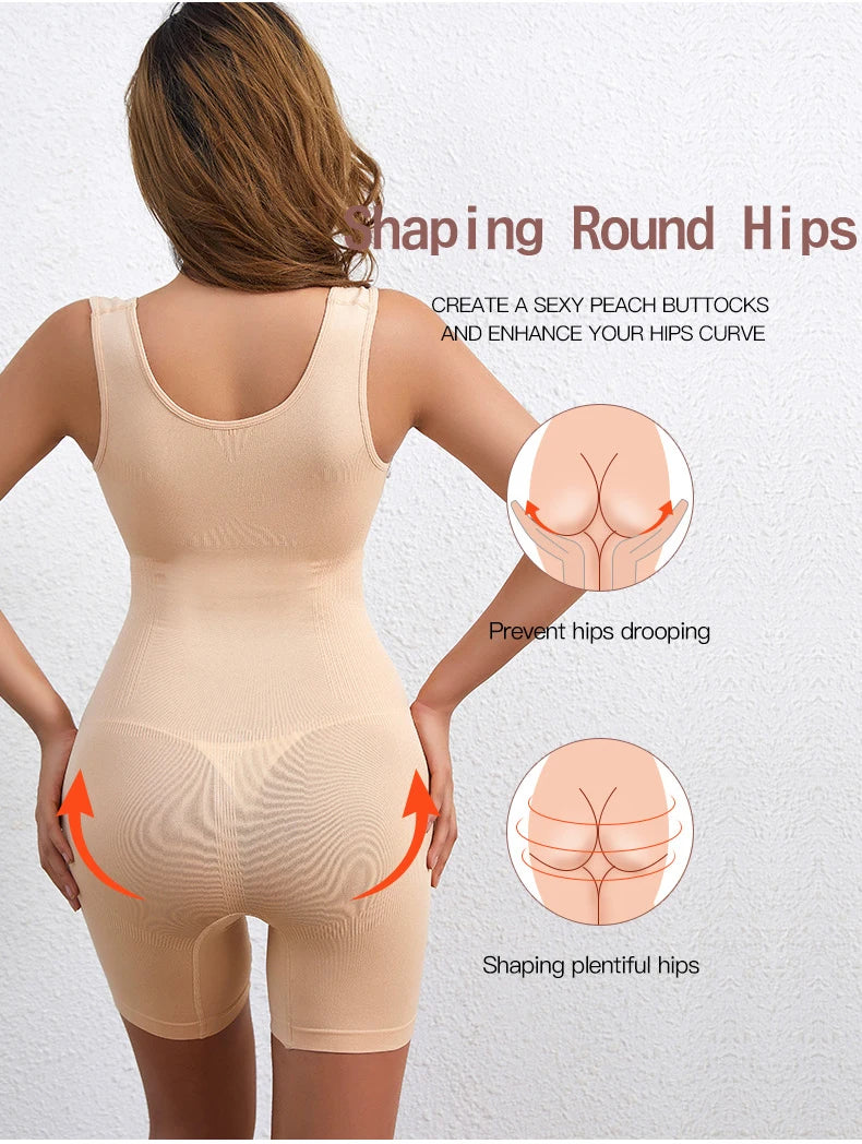 Women Postpartum Shapewear Bodysuit Belly Tight Body Shaper Seamless Underwear Plus Size Waist Trainer Butt Lifter Shaping Top