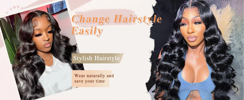 250% Density V Part Wig Human Hair Body Wave Upgrade Brazilian Glueless Wigs For Women Full Head Clip In Half Wig No Leave Out