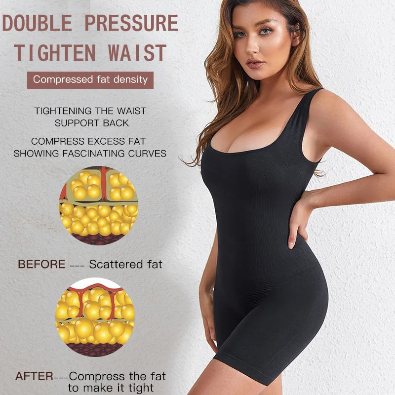 Women Postpartum Shapewear Bodysuit Belly Tight Body Shaper Seamless Underwear Plus Size Waist Trainer Butt Lifter Shaping Top