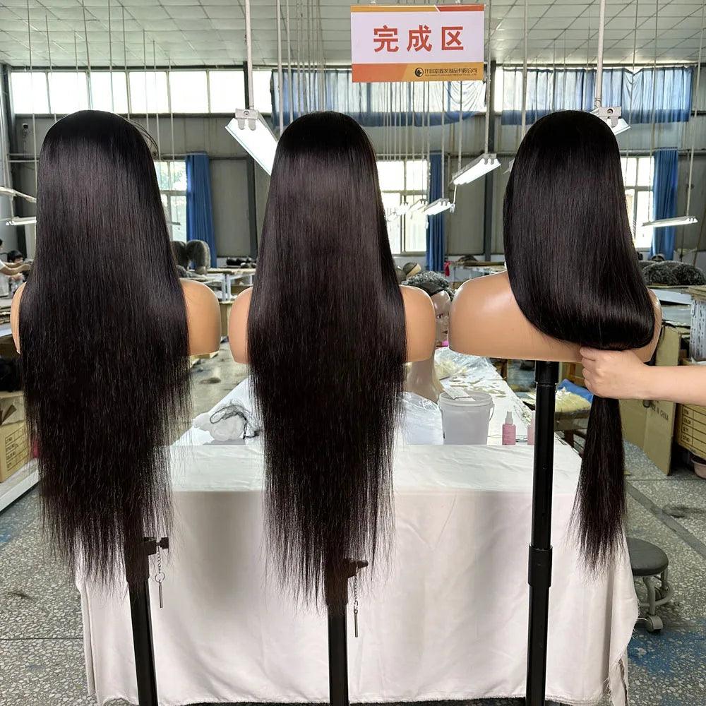 vietnamese Bone Straight 360 13x6 13x4 HD Full Lace Frontal Wig 30 Inch Lace Front Wig 6x6 Lace Closure Glueless Wig Human Hair