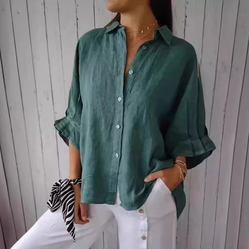 Summer Cotton Linen T Shirt Women Clothes Blusas Woman T-Shirts Loose Streetwear Tshirt Casual Ladies Tops Tee Camiseta Mujer