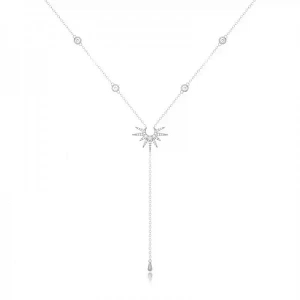 Exaggerated Big Sun Pendant Necklace for Women Trendy Double Layer Snake Bone Chain Necklace Summer Jewelry Accessories