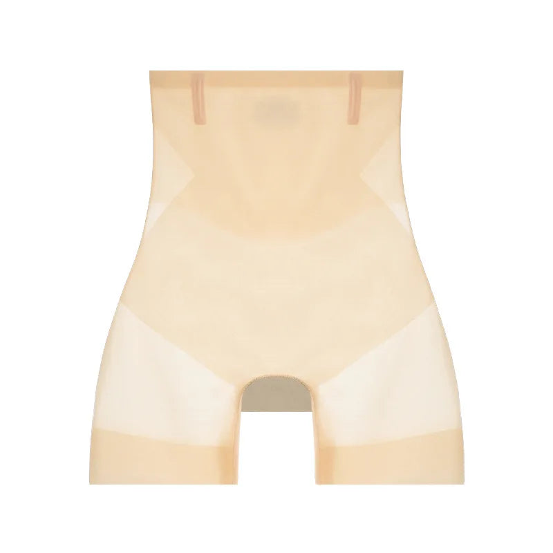 1pcs Women Ultrathin Belly Shaping Brief High Waist Ice Silk Lifting Hip Pants Slimming Panties Shaper Underwear Safety Panty