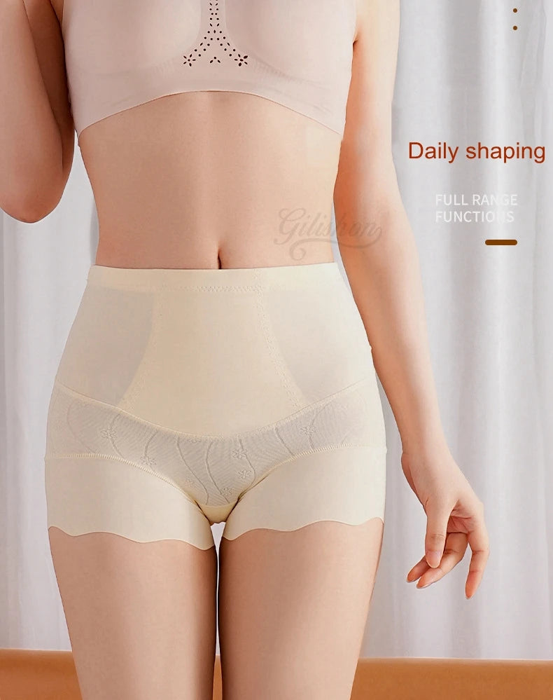 Women Shaper Panties High Waist Tummy Control Panty Seamless Briefs Flat Belly Hip Lift Shaping Antibacterial Underwear 2024 New