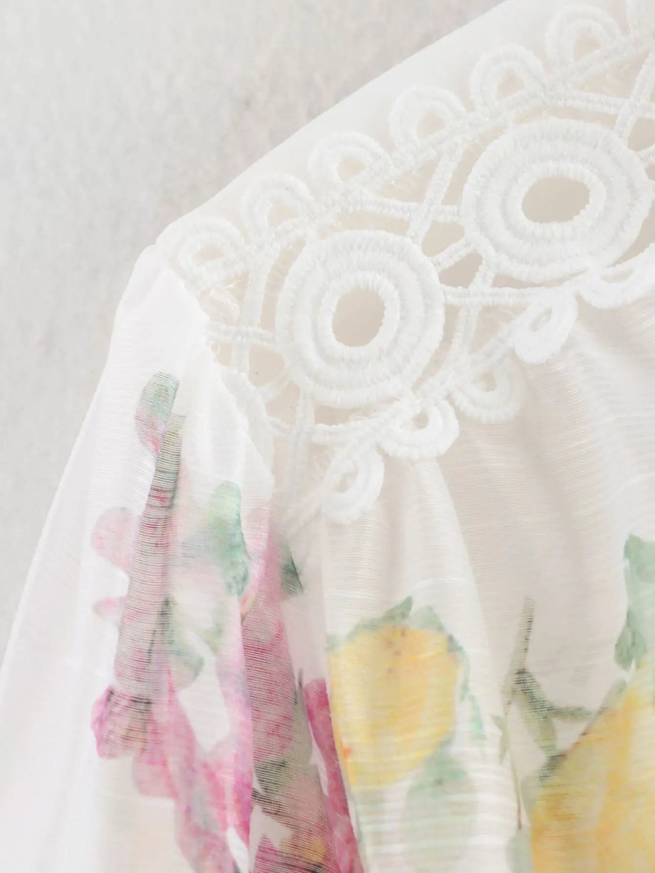 Women White Flower Print Dress Vintage Lace Patchwork Long Sleeve Evening Dress Y2k Birthday Party One Piece Frocks Clothes 2025