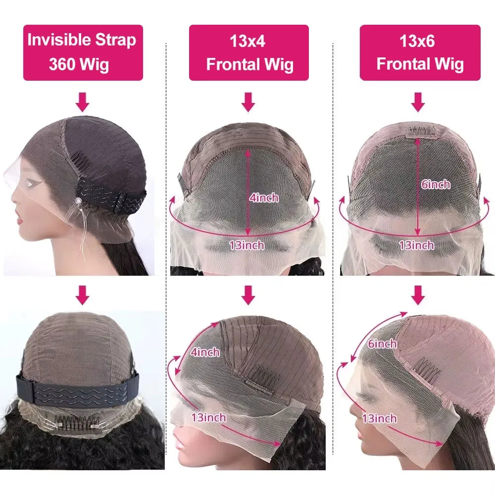 vietnamese Bone Straight 360 13x6 13x4 HD Full Lace Frontal Wig 30 Inch Lace Front Wig 6x6 Lace Closure Glueless Wig Human Hair