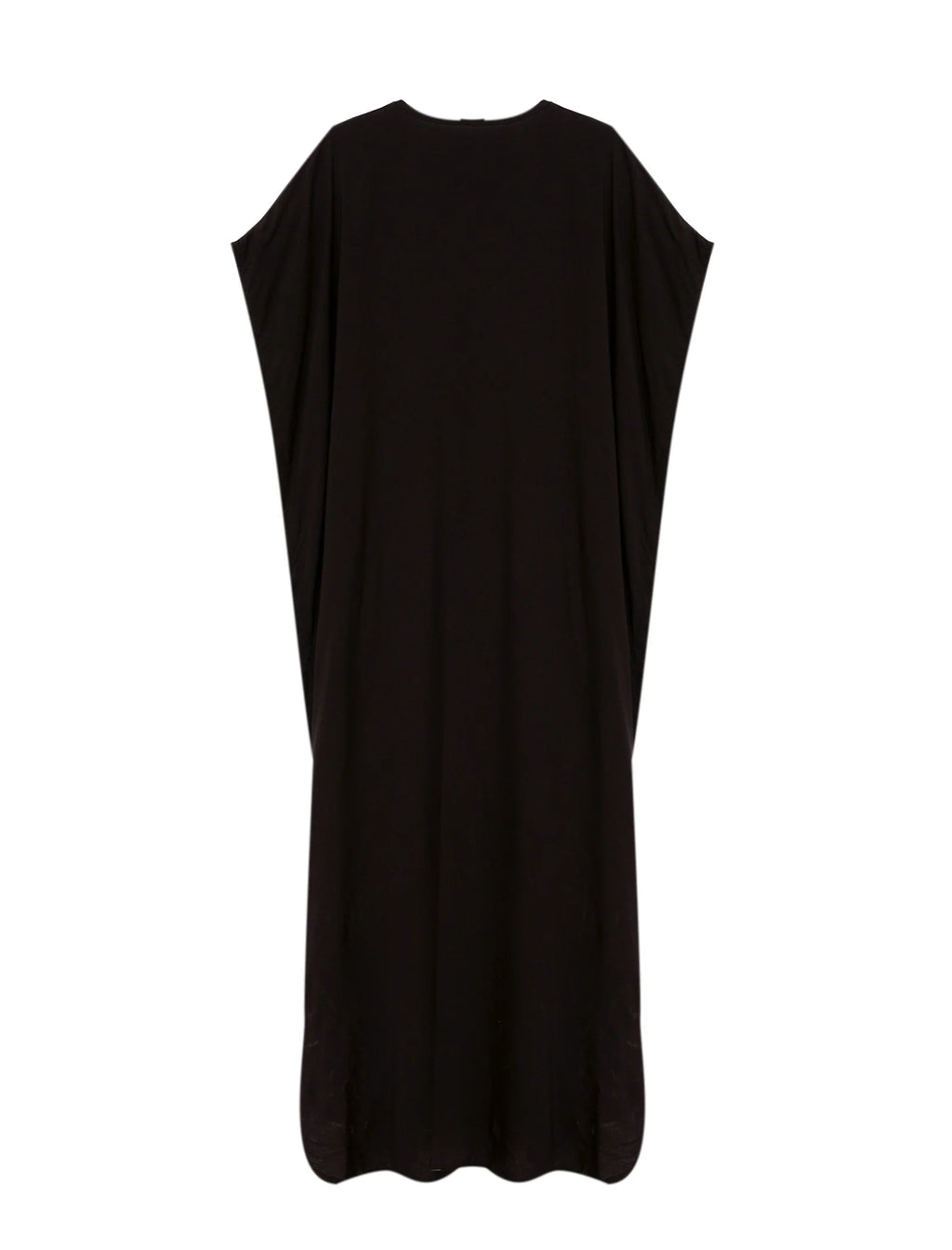 2024 Vintage Embroidery Kaftan Sexy V-neck Batwing Sleeve High Waist Maxi Dress Tunic Women Clothing Summer Beach Dresses Q660