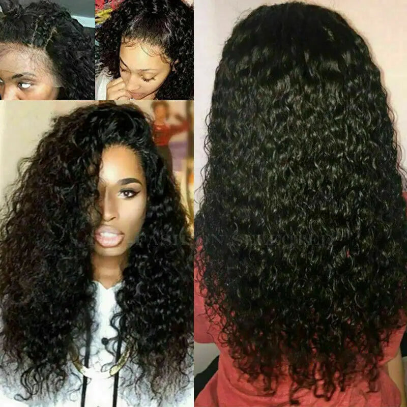 68cm synthetic American and European woman Curly wavy Midsection synthetic Wig Extension Wig Hairpin Forehead Hair