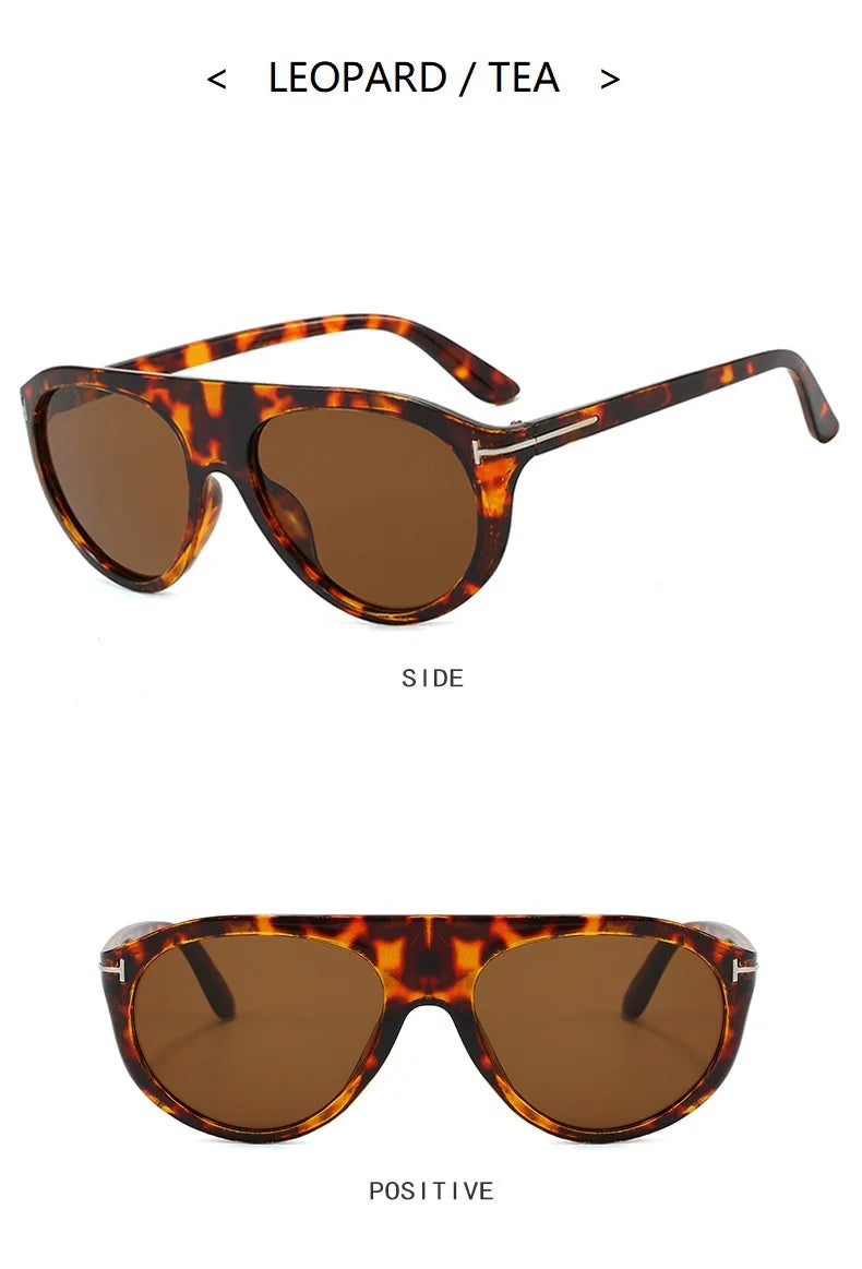 Vintage Women Sunglasses Woman 2025 Fashion Men Pilot Trending Sunshade Retro Square Large Frame Sun glasses Outdoor UV400