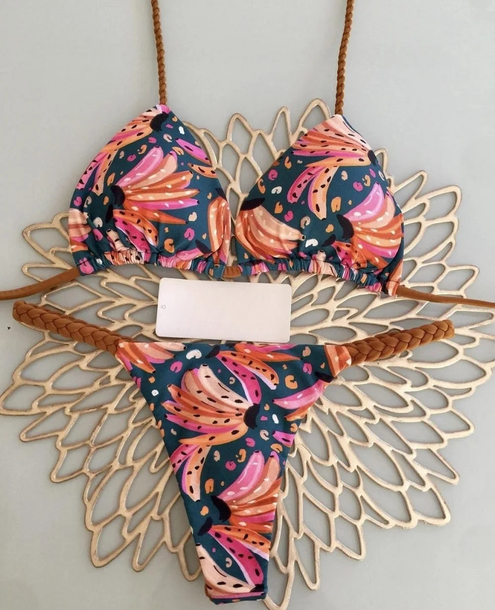 Bikini High Waist Swimsuit Sexy Thong Bikini Set Zebra Print Women Brazilian Swimwear 2023 New Biquini Swim Bathing Suits Women