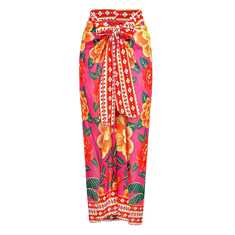 Women Print Ruffle One Piece Swimsuit Off The Shoulder Swimwear Women Sexy Swimsuit Deep-V Bathing Suits Beach Wear Swim Suit