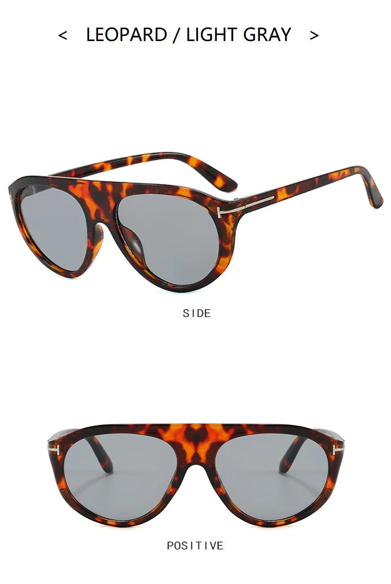 Vintage Women Sunglasses Woman 2025 Fashion Men Pilot Trending Sunshade Retro Square Large Frame Sun glasses Outdoor UV400