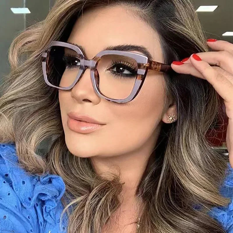 Vintage Anti Blue Light Optical Cat Eye Sexy Ladies Glasses Women Luxury Brand Designer Trend Myopia Prescription Eyewear Frame