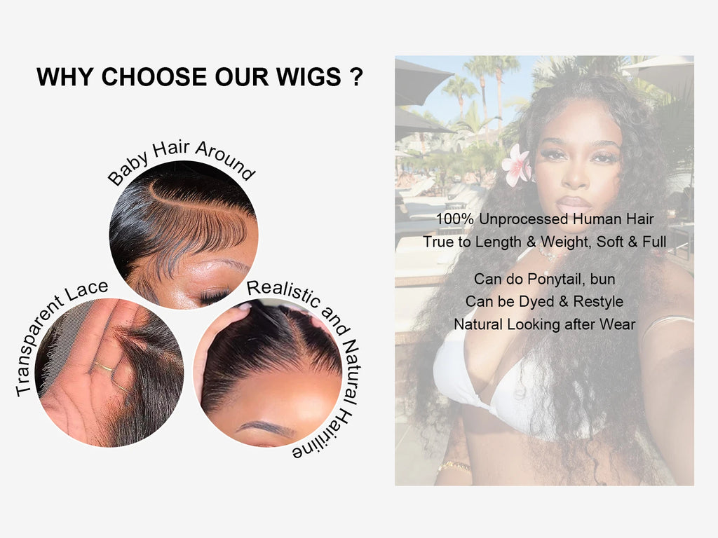 13x6 Hd Lace Frontal Wigs Loose Deep Wave Wigs Brazilian Women Curly Human Hair wig 30Inch Deep Water Wave 13x4 Lace Front Wig