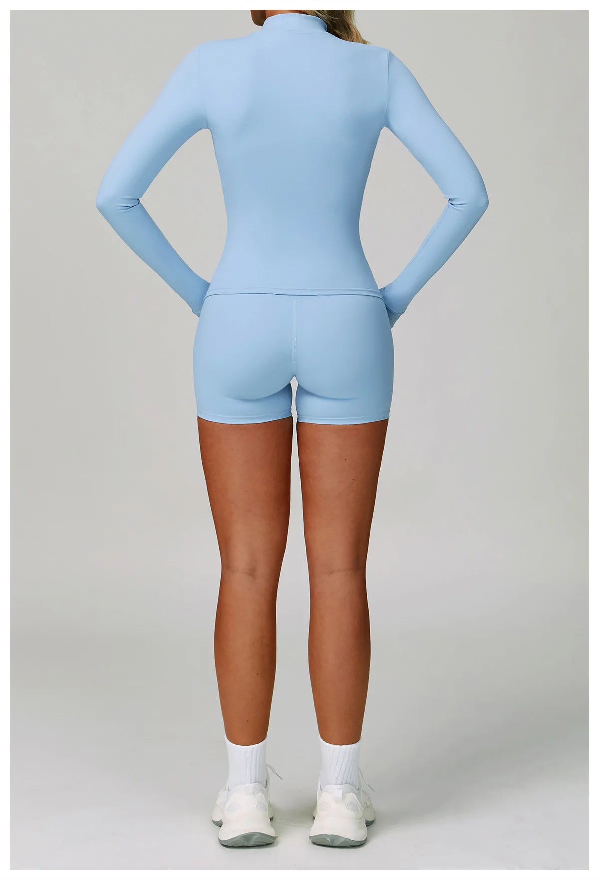 2PCS Yoga Clothing Set Women's High Waisted Leggings 3 Piece Fitness Suit Coat Jacket Exercise Wear Fitness Workout Underwear ﻿