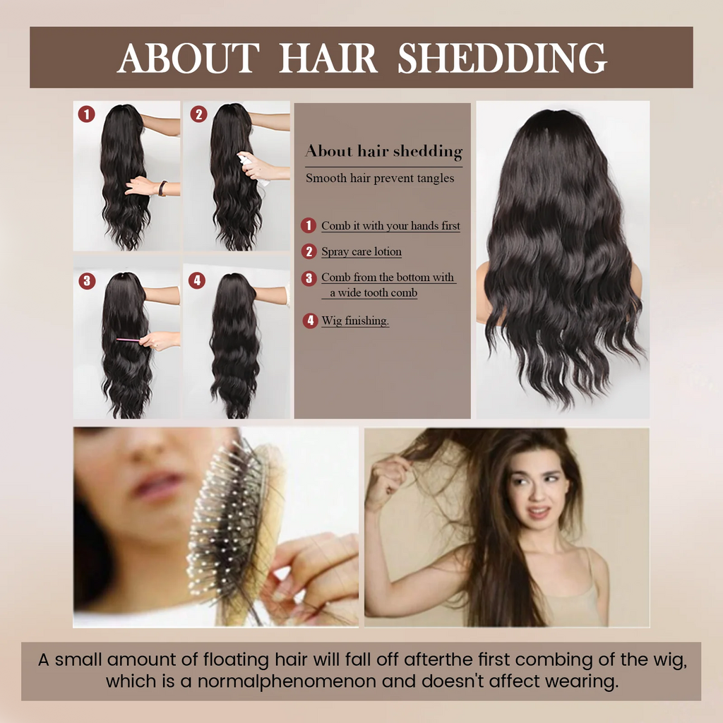 Allbell Magique Blue Hair Wig with Bangs Long Wavy Synthetic Wig Baby Blue Curly Wig for Women Daily Party Use Heat Resistant