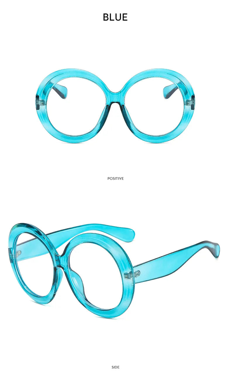 JNPCXI Oversized Round Sunglasses Women Men Luxury Brand Big Frame Sun Glasses Goggles Large Shades Unisex Riding Eyeglasses