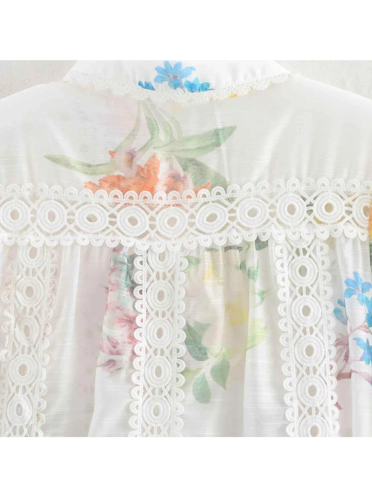 Women White Flower Print Dress Vintage Lace Patchwork Long Sleeve Evening Dress Y2k Birthday Party One Piece Frocks Clothes 2025