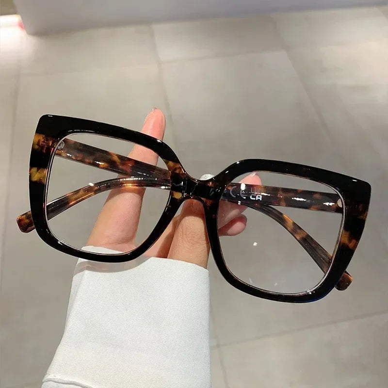 Vintage Anti Blue Light Optical Cat Eye Sexy Ladies Glasses Women Luxury Brand Designer Trend Myopia Prescription Eyewear Frame