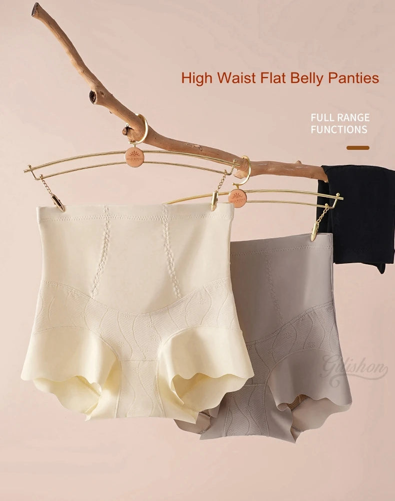 Women Shaper Panties High Waist Tummy Control Panty Seamless Briefs Flat Belly Hip Lift Shaping Antibacterial Underwear 2024 New