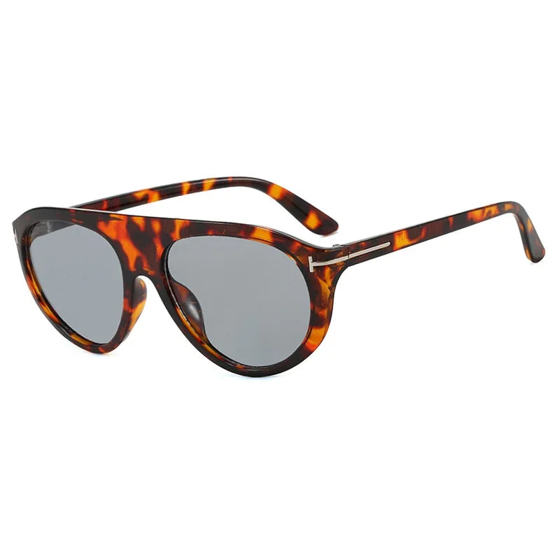 Vintage Women Sunglasses Woman 2025 Fashion Men Pilot Trending Sunshade Retro Square Large Frame Sun glasses Outdoor UV400