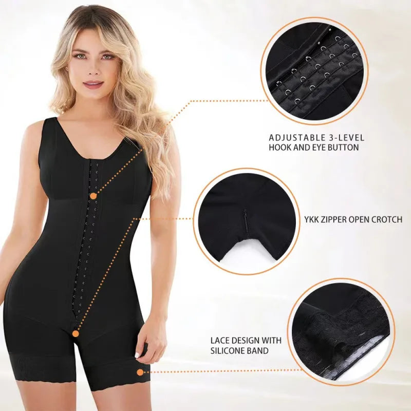 Bodyshaper Fajas Colombian Full Body Shapers Reducing and Shaping Girdles for Women Post Surgery Slimming Girdle Flat Stomach