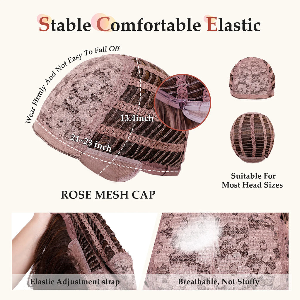 Allbell Magique Black Highlight Blue Synthetic Wig Long Straight Wig with Bangs Black And Blue Wig For Women Cosplay Party Use