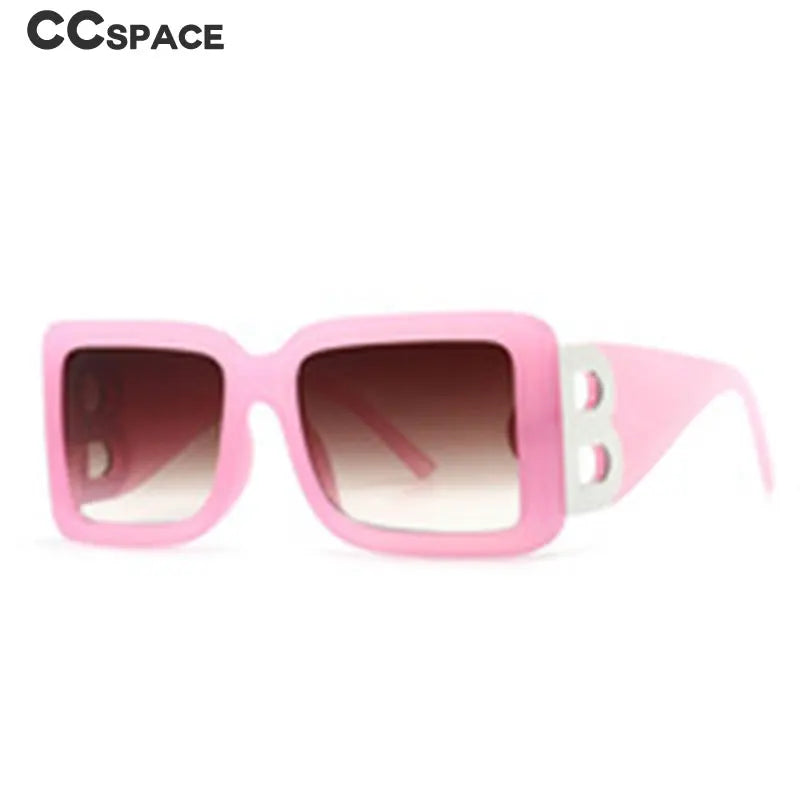 46598 Brand Design Lady Sunglasses Fashion Women Big Size Shades Glasses Popular Outdool Vintage Square Sunshade Mirror Uv400