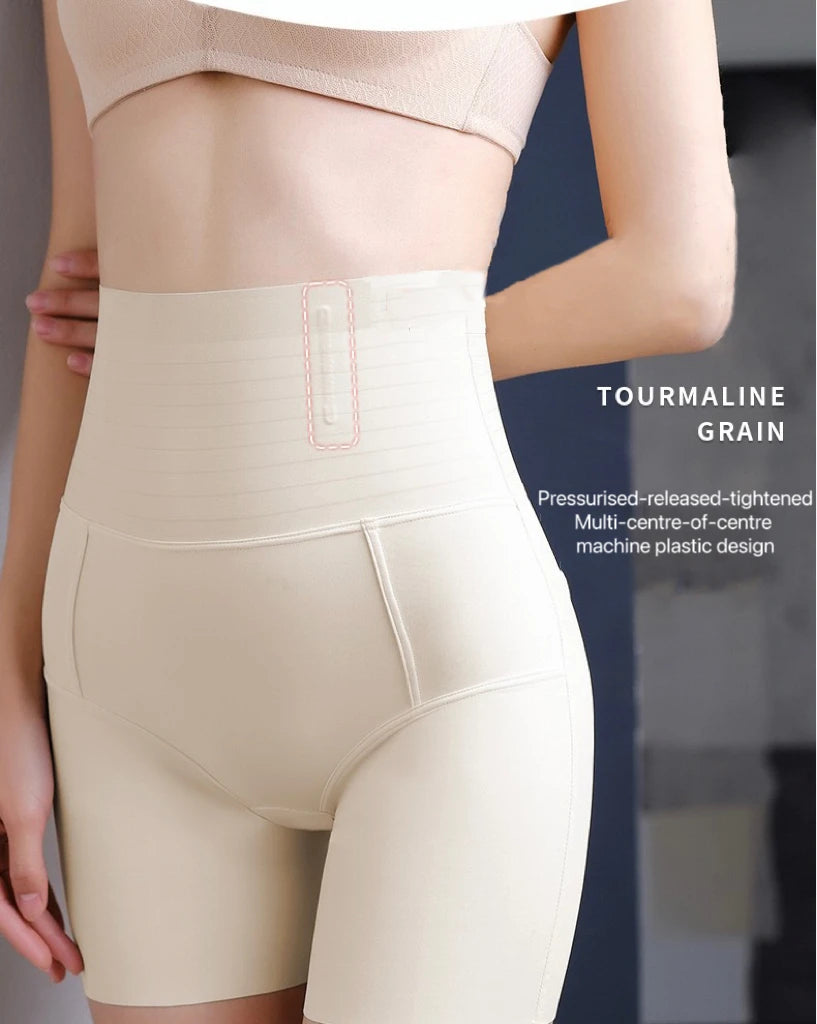 1pcs Seamless Belly Shaping Briefs Mid Waist Lifting Hip Pants Slimming Panties Women Postpartum Shaper Underwear Safety Panty