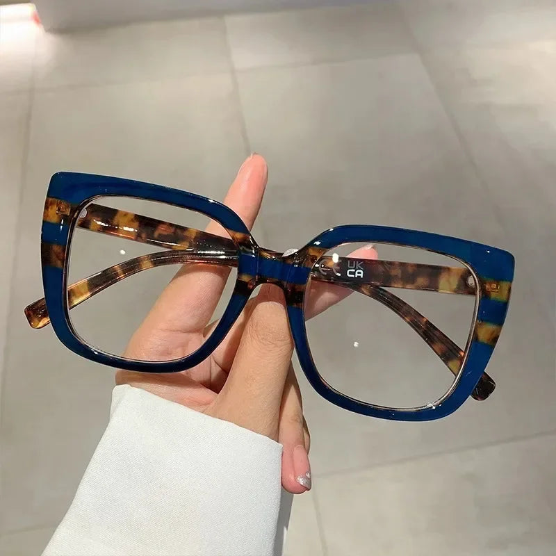 Vintage Anti Blue Light Optical Cat Eye Sexy Ladies Glasses Women Luxury Brand Designer Trend Myopia Prescription Eyewear Frame