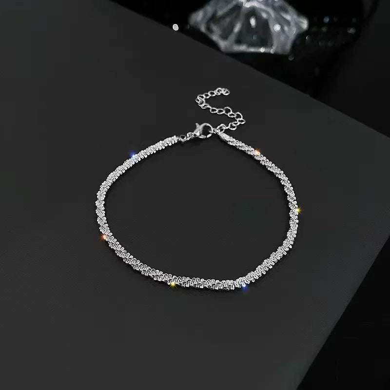 Exquisite Opal Tulip Zircon Bracelet for Women Fashionable Personalized Daily Accessory Party Jewelry Birthday Anniversary Gifts
