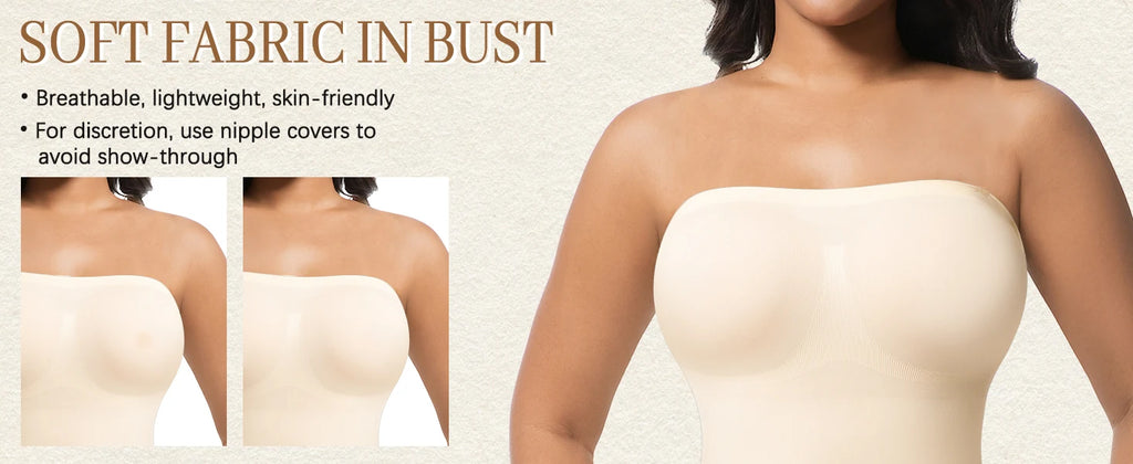 Women Strapless Shapewear Bodysuits Tummy Control Butt Lifter Body Shaper Waist Trainer Sculpting Underwear Shape wear