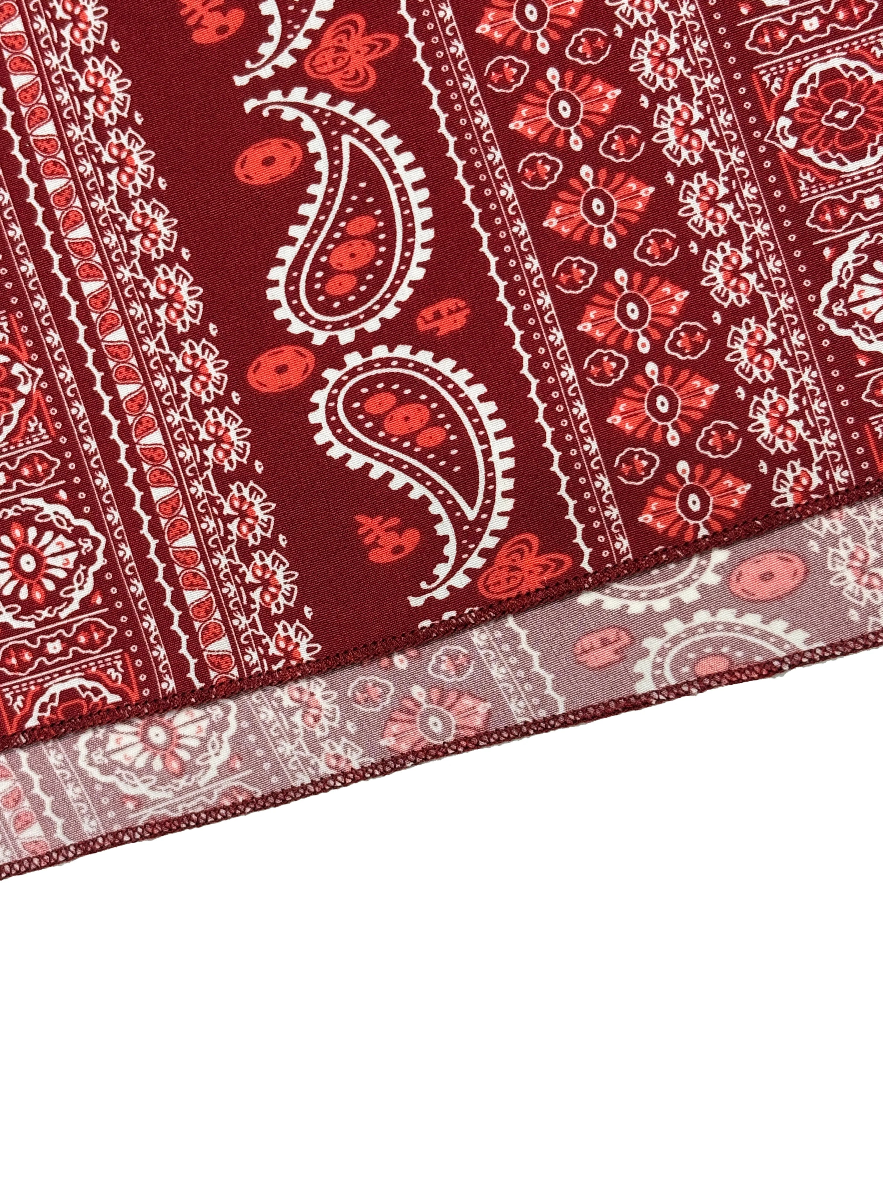 Women's Summer Ethnic Pattern Backless Split Thigh Dress Ladies Summer Clothes Boho Fashion Frill Trim Long Dress for Beach