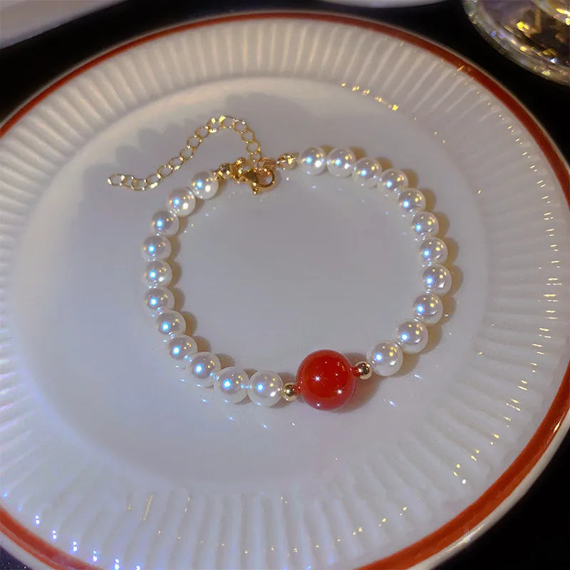 Exquisite Opal Tulip Zircon Bracelet for Women Fashionable Personalized Daily Accessory Party Jewelry Birthday Anniversary Gifts