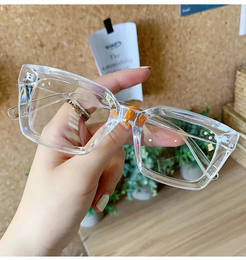 Fashion Reading Glasses Women 2023 New Square Anti Blue Light Presbyopia Eyegalsses Vintage Computer Optical Eyewear +1 .0~ +3.5