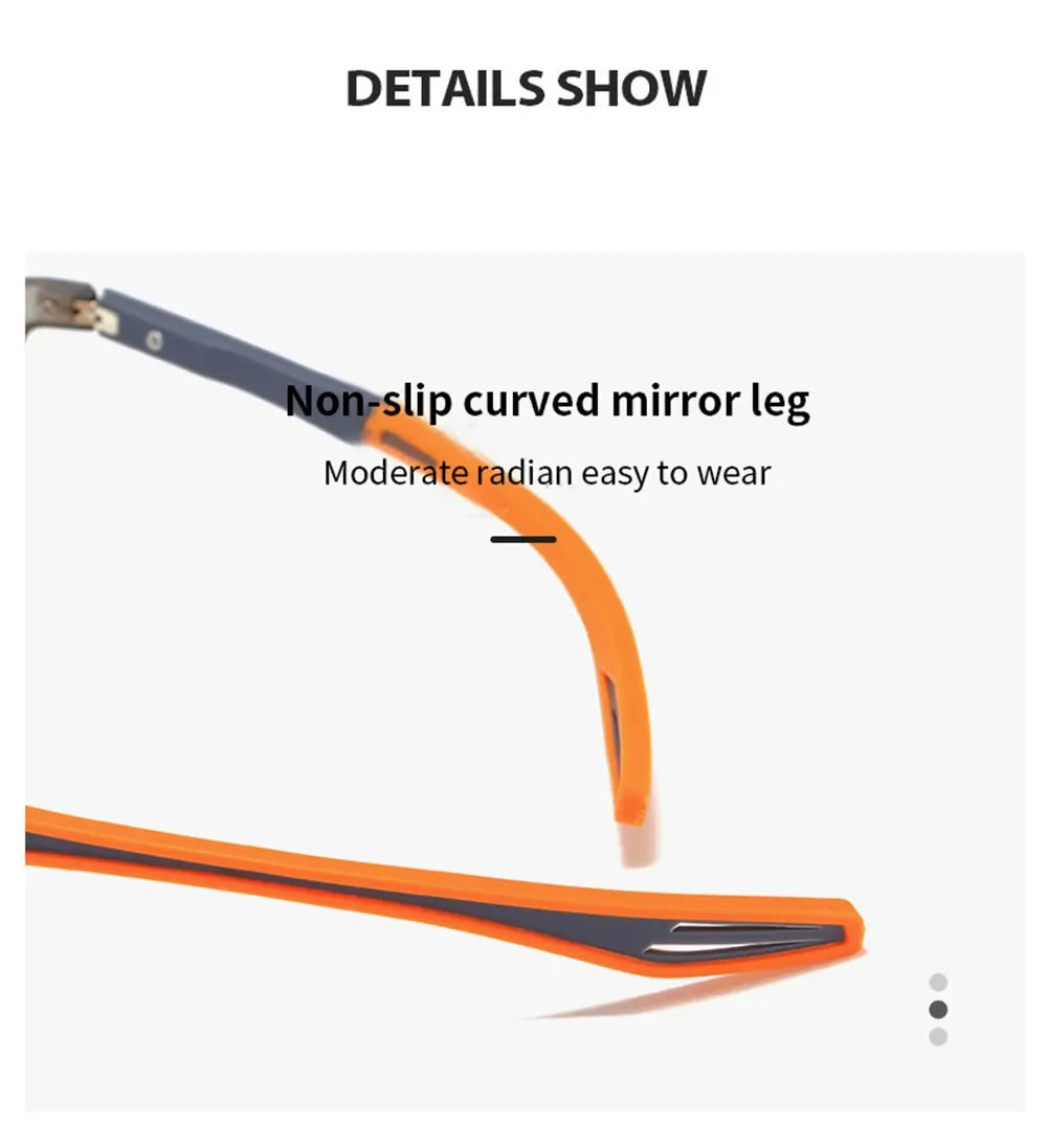 New Trendy TR90 Photochromic Multifocal Reading Glasses 3 in 1 Outdoor Bifocal Sunglasses Sports Anti Blue Near Far Eyeglasses