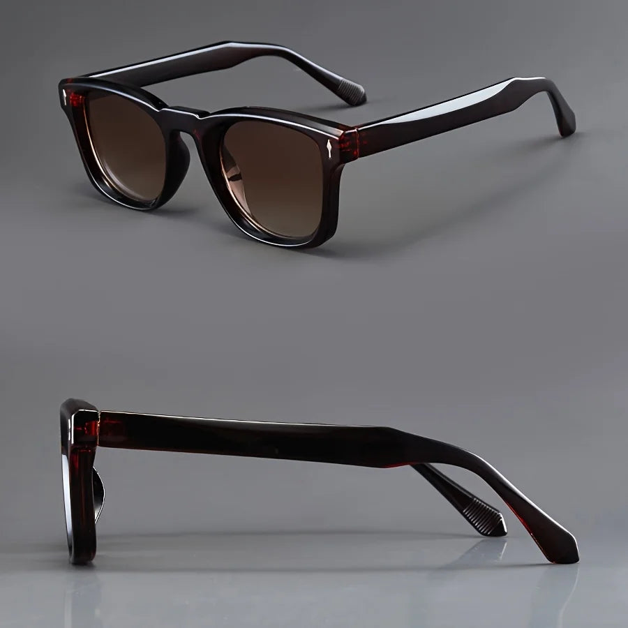 Men Women Classic Full Frame Versatile Advanced Retro Trend Glasses Suitable for Daily Leisure Photography Use Valentine's Day