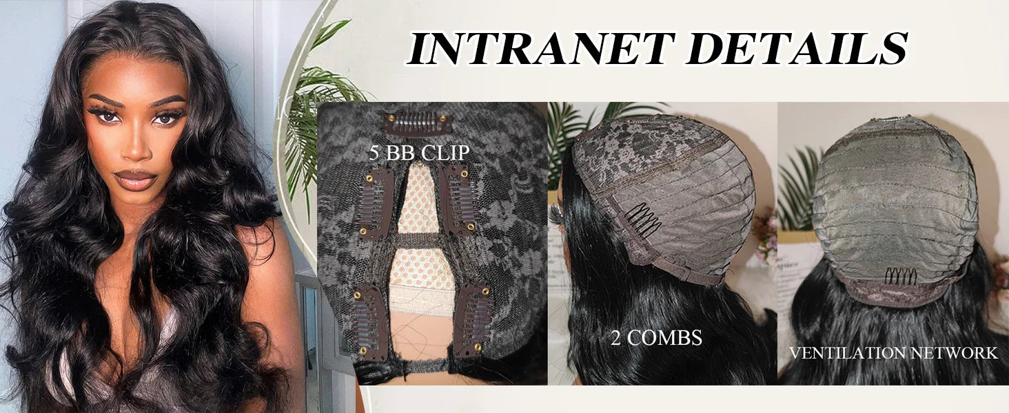 250% Density V Part Wig Human Hair Body Wave Upgrade Brazilian Glueless Wigs For Women Full Head Clip In Half Wig No Leave Out