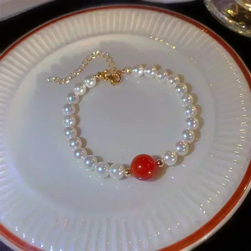 Exquisite Opal Tulip Zircon Bracelet for Women Fashionable Personalized Daily Accessory Party Jewelry Birthday Anniversary Gifts