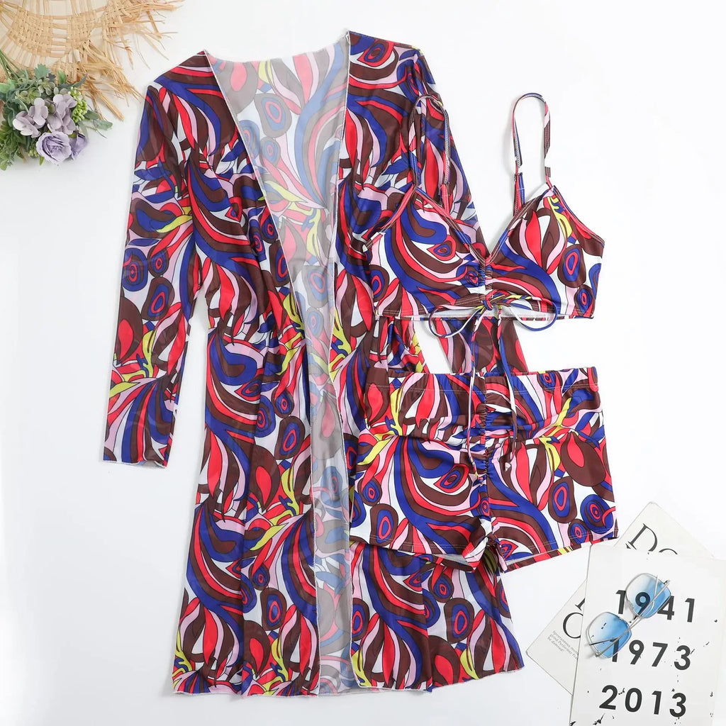 2024 Sexy Separate Swimsuits Tankini Female Swimwear Sports Beach Wear Two Piece Bathing Suits Girls Pool Women Swimming Suit