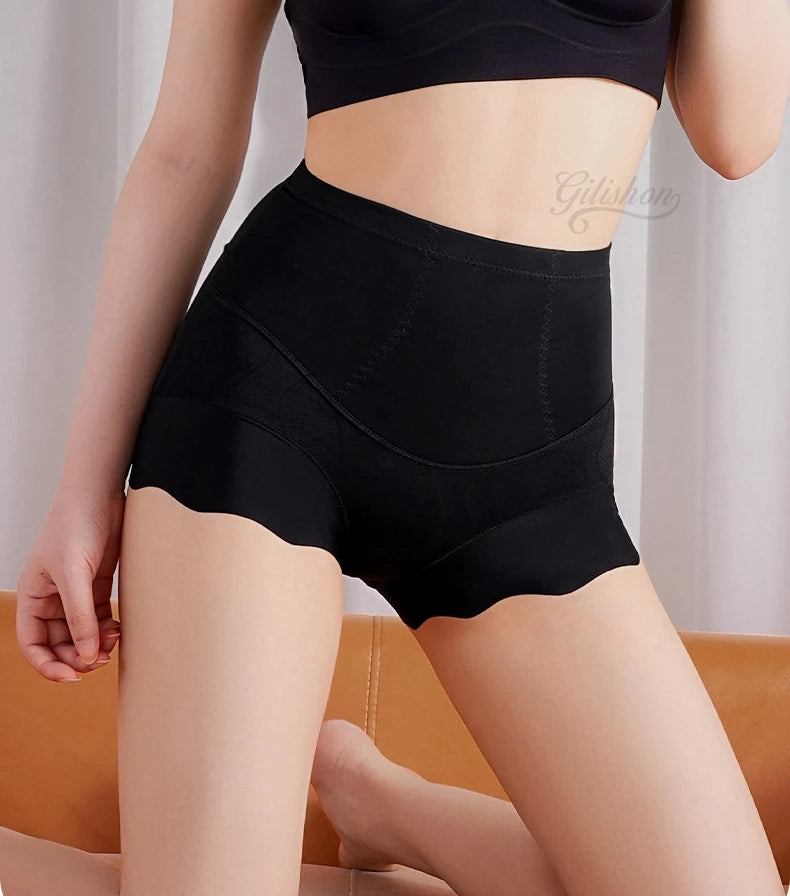 Women Shaper Panties High Waist Tummy Control Panty Seamless Briefs Flat Belly Hip Lift Shaping Antibacterial Underwear 2024 New
