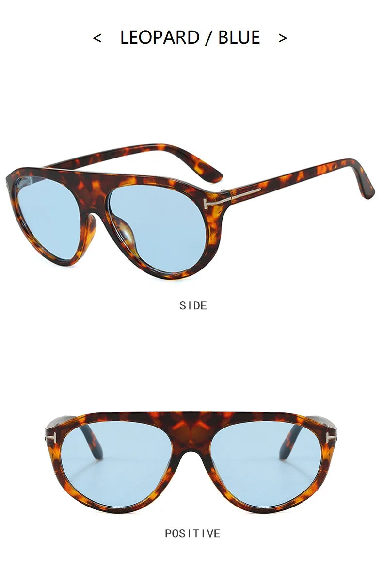 Vintage Women Sunglasses Woman 2025 Fashion Men Pilot Trending Sunshade Retro Square Large Frame Sun glasses Outdoor UV400