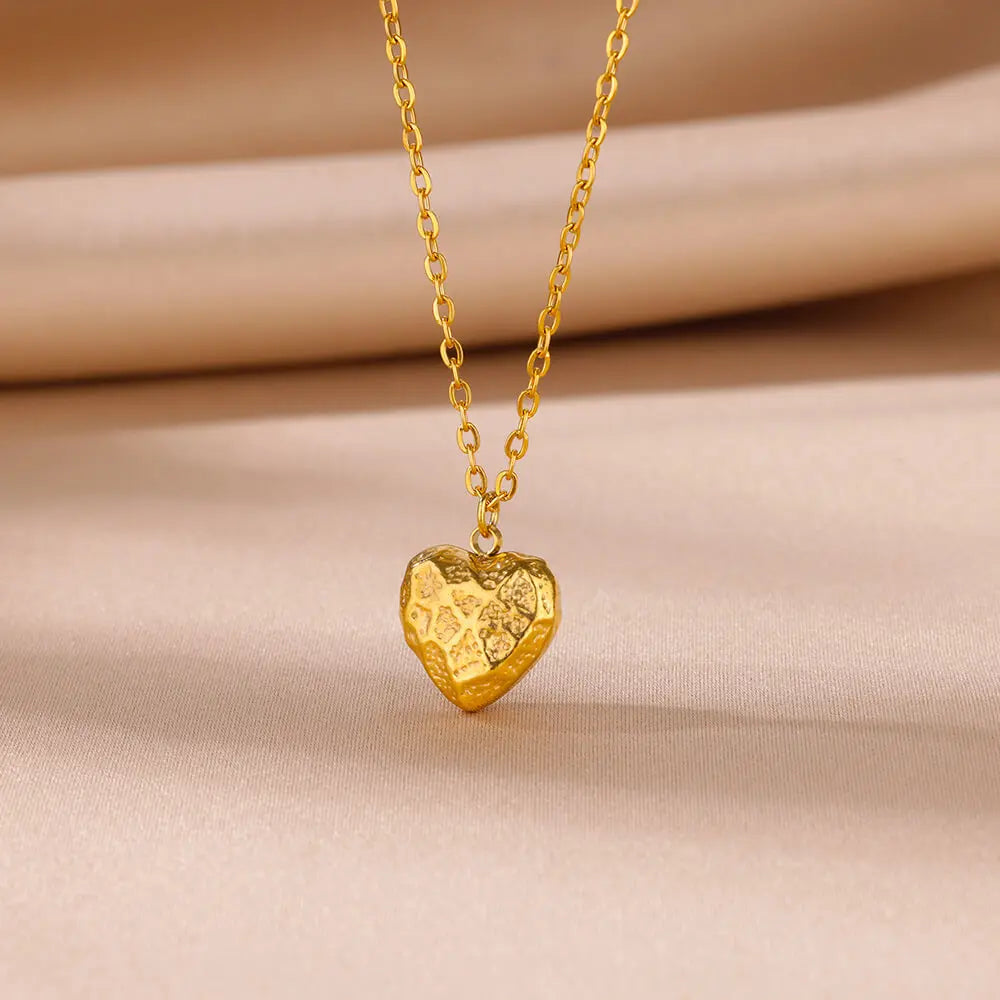 Stainless Steel Geometric Necklace For Women Fashion Sun Sunflower Pendant Clavicle Chain Aesthetic Jewelry Accessories Femme