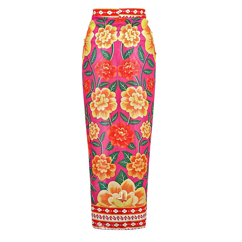 Women Print Ruffle One Piece Swimsuit Off The Shoulder Swimwear Women Sexy Swimsuit Deep-V Bathing Suits Beach Wear Swim Suit